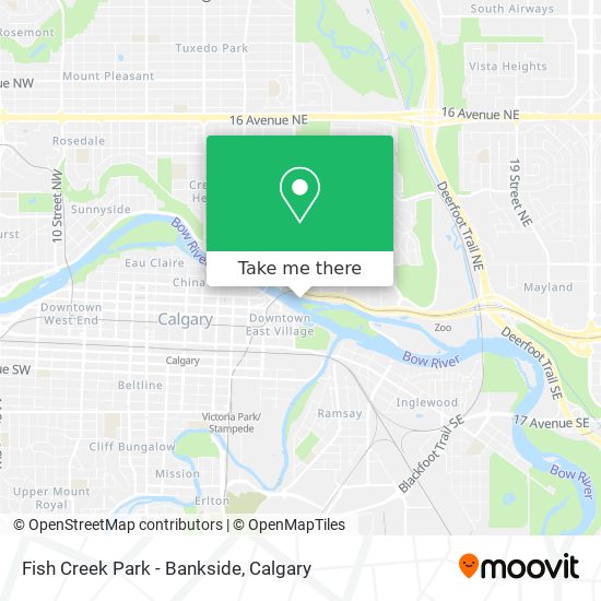 Fish Creek Park - Bankside plan