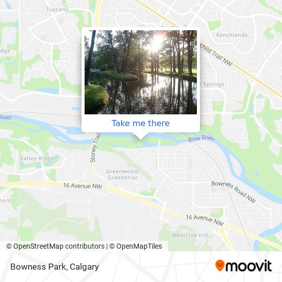Bowness Park map