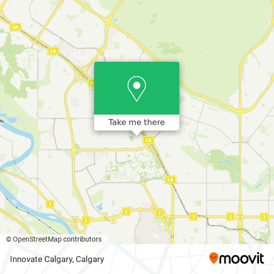 Innovate Calgary map