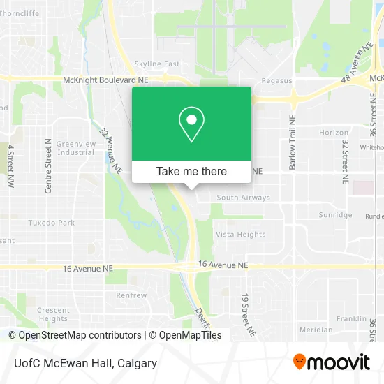 UofC McEwan Hall map