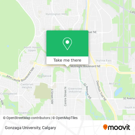 Directions To Gonzaga University How To Get To Gonzaga University In Calgary By Bus Or Light Rail?