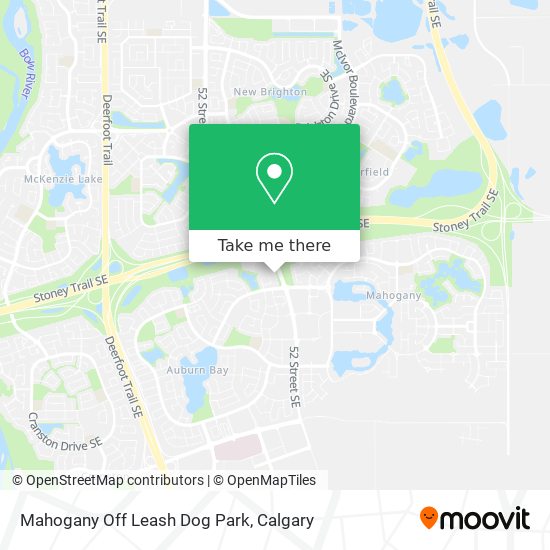 Mahogany Off Leash Dog Park plan