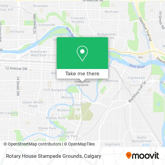 Rotary House Stampede Grounds map