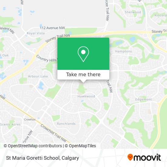St Maria Goretti School map