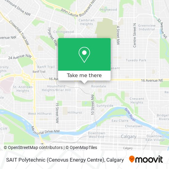 SAIT Polytechnic (Cenovus Energy Centre) plan