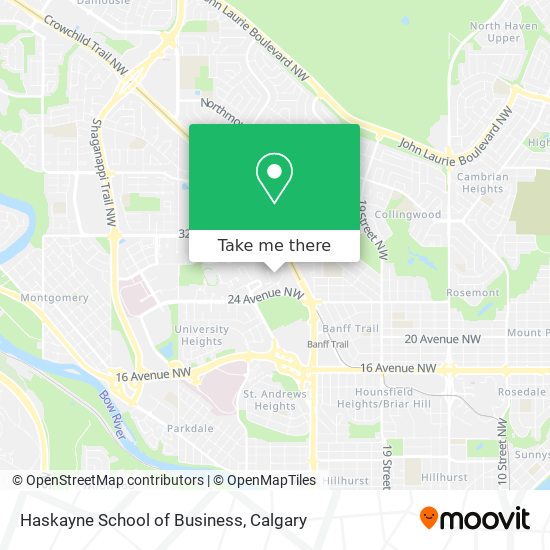 Haskayne School of Business map