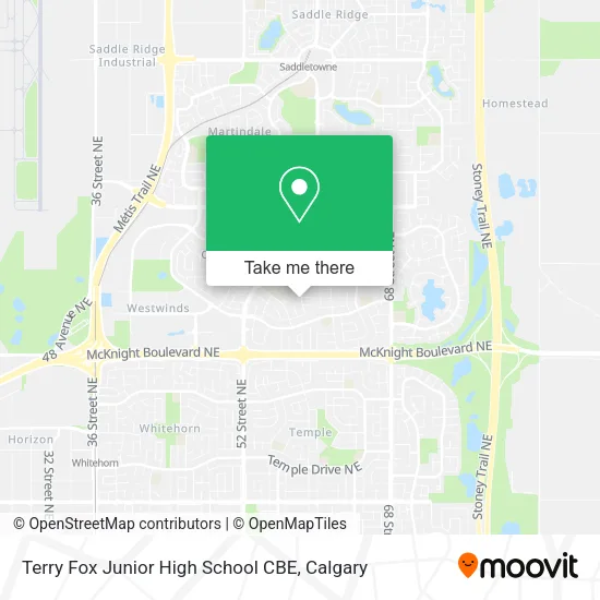 Terry Fox Junior High School CBE plan