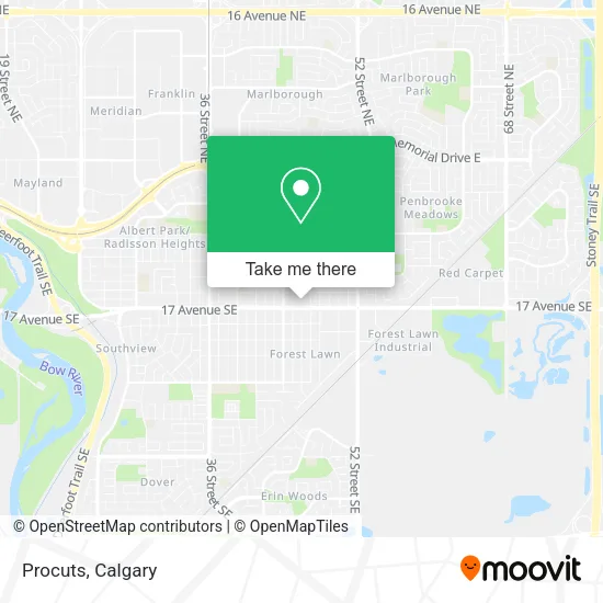 Procuts map