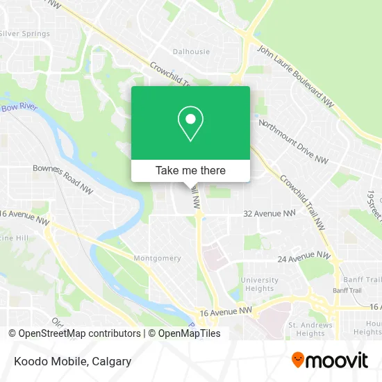 Koodo Mobile map