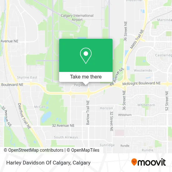 Harley Davidson Of Calgary map