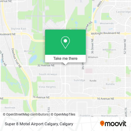 Super 8 Motel Airport Calgary plan