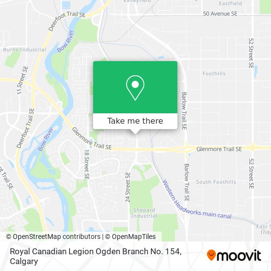 Royal Canadian Legion Ogden Branch No. 154 plan
