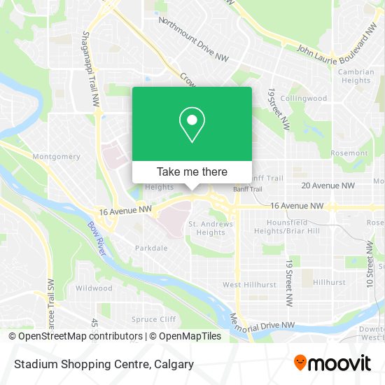 Stadium Shopping Centre map