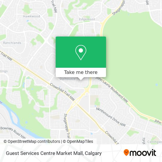 Guest Services Centre Market Mall plan