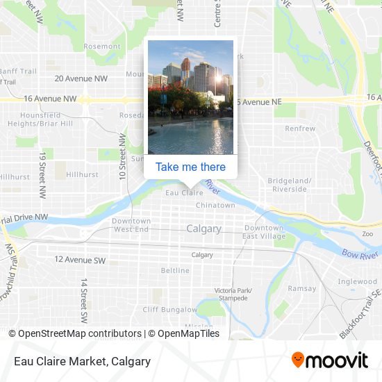 Eau Claire Market map