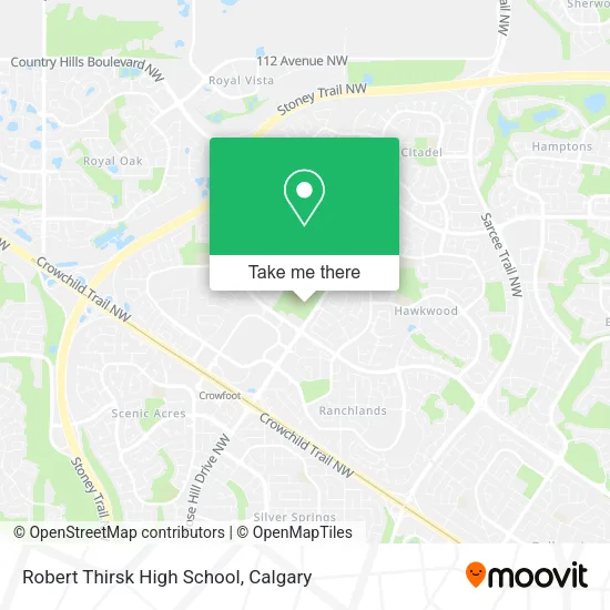 Robert Thirsk High School map