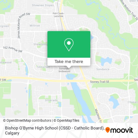 Bishop O'Byrne High School (CSSD - Catholic Board) map