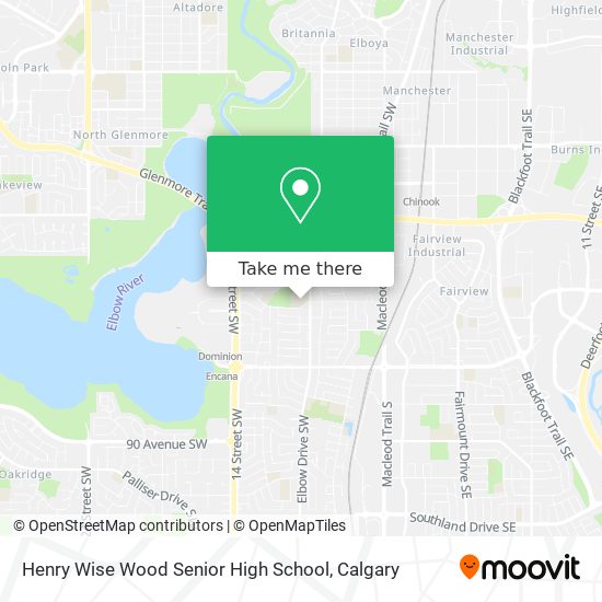 Henry Wise Wood Senior High School map