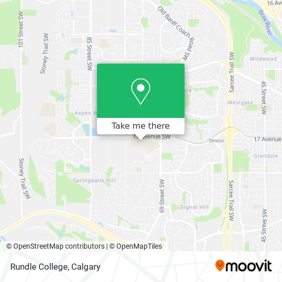 Rundle College map