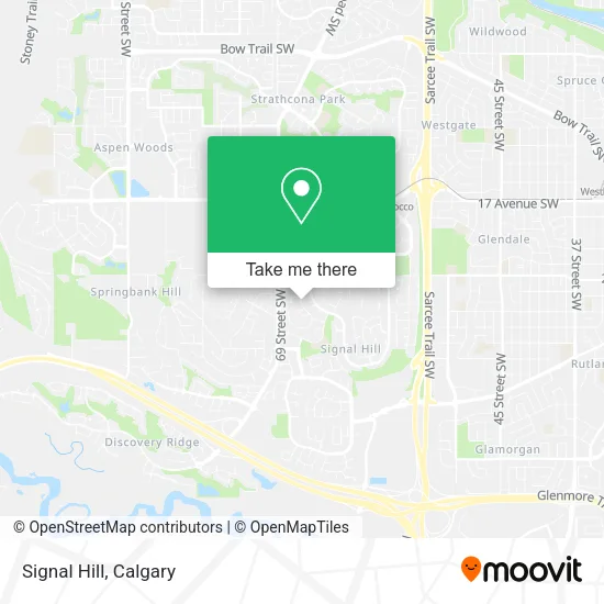 Signal Hill map