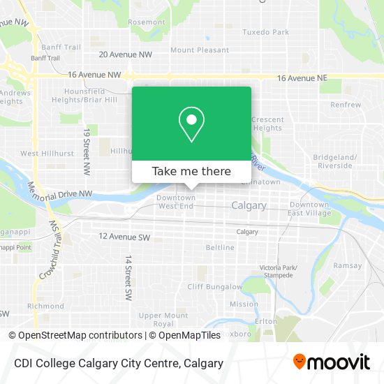 CDI College Calgary City Centre map