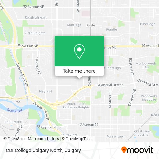 CDI College Calgary North map