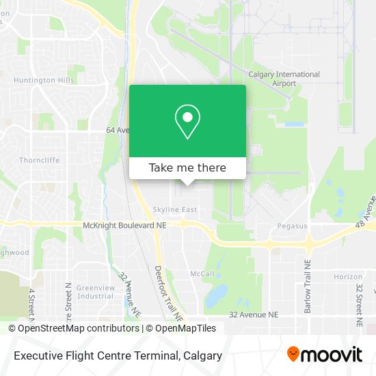 Executive Flight Centre Terminal map