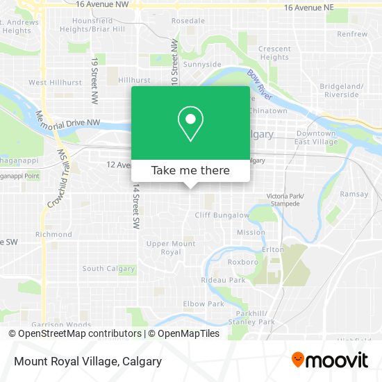 Mount Royal Village plan