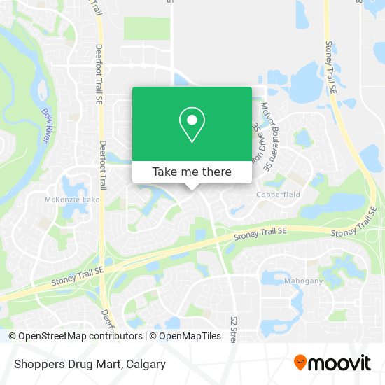 Shoppers Drug Mart map