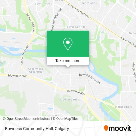 Bowness Community Hall map