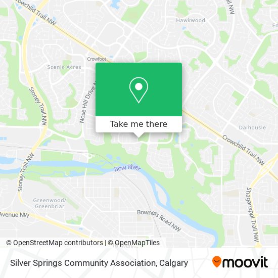 Silver Springs Community Association map