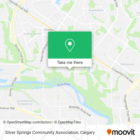 Silver Springs Community Association map