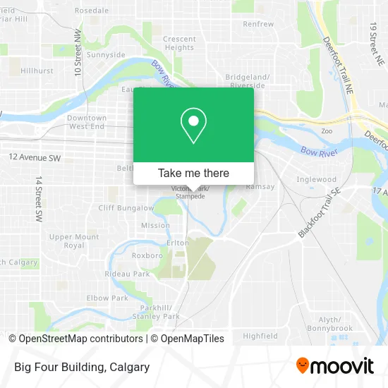 Big Four Building map