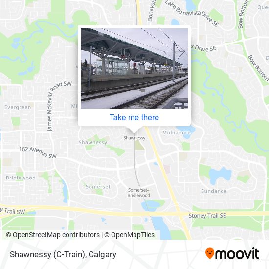 Shawnessy (C-Train) map