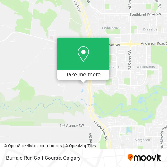 Buffalo Run Golf Course plan