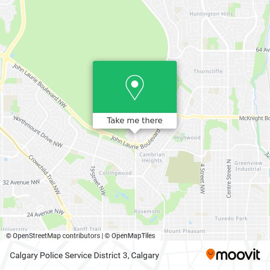 Calgary Police Service District 3 plan
