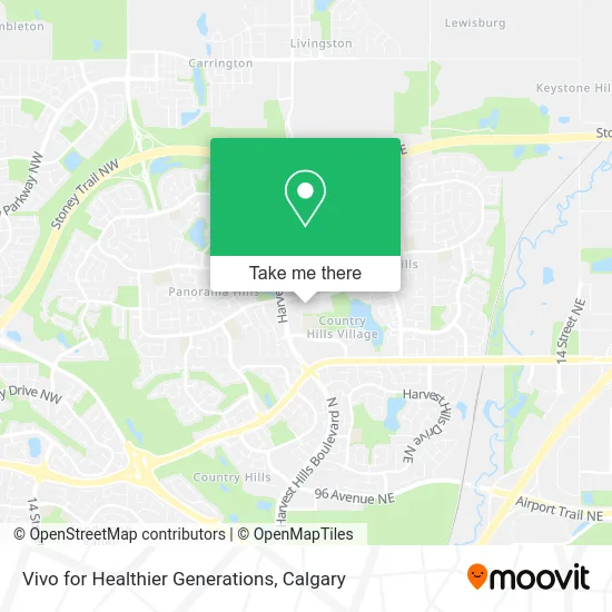 Vivo for Healthier Generations map