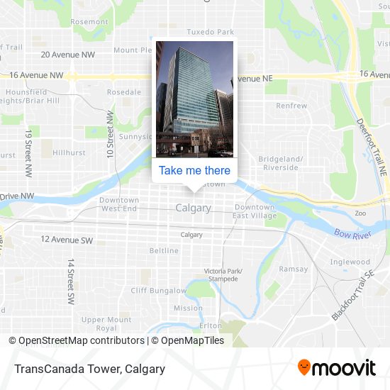 TransCanada Tower map