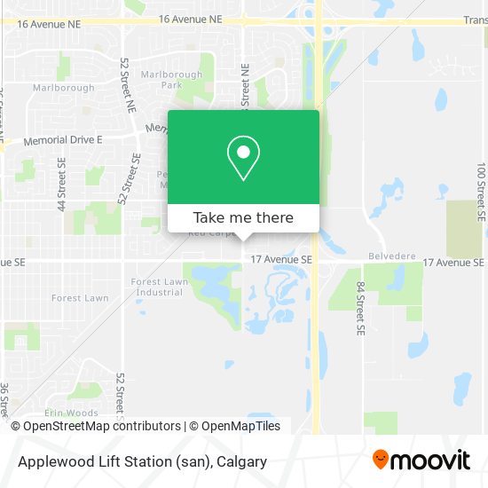 Applewood Lift Station (san) map