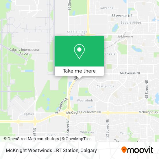 McKnight Westwinds LRT Station plan