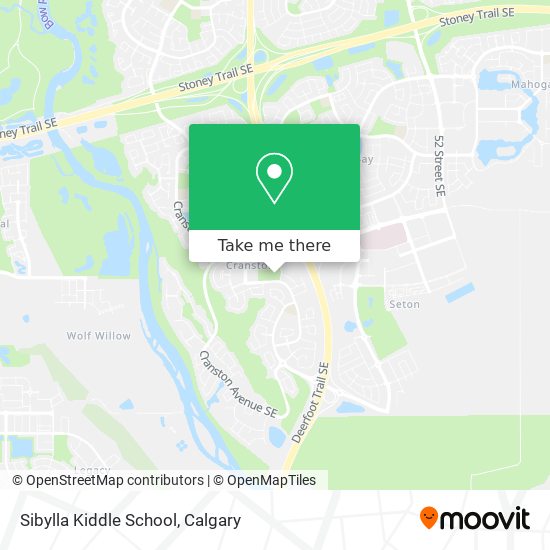 Sibylla Kiddle School map