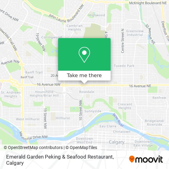 Emerald Garden Peking & Seafood Restaurant plan