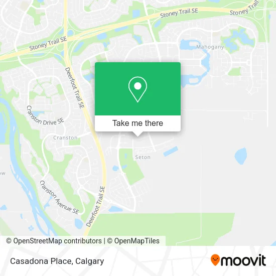 Casadona Place map