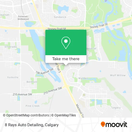 8 Rays Auto Detailing map