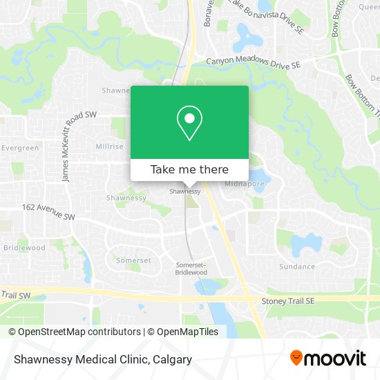 Shawnessy Medical Clinic map