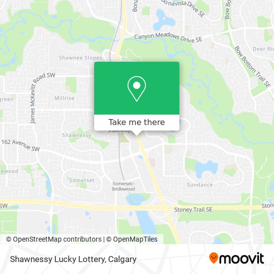 Shawnessy Lucky Lottery map