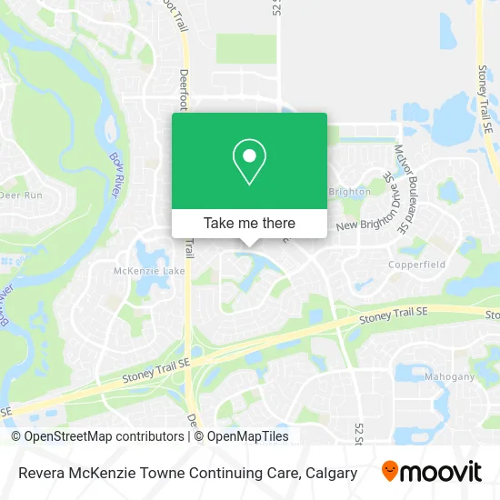 Revera McKenzie Towne Continuing Care map