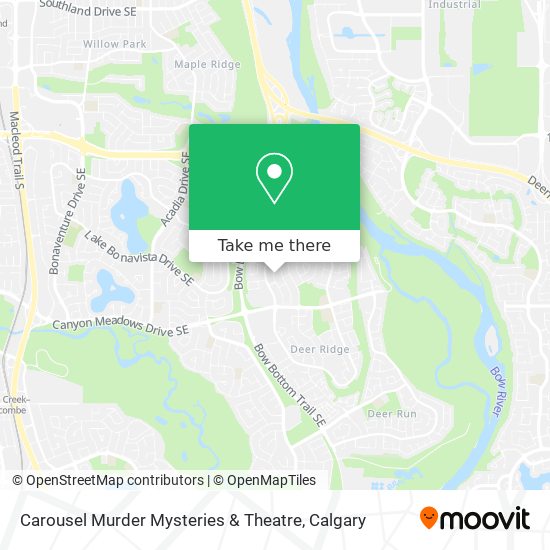 Carousel Murder Mysteries & Theatre plan