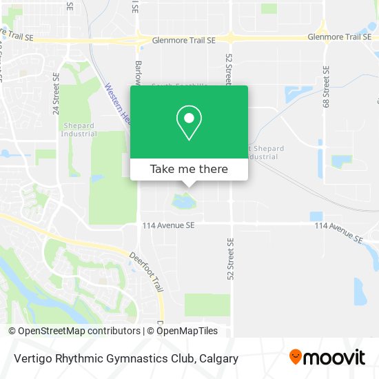 Vertigo Rhythmic Gymnastics Club map