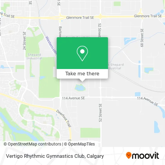 Vertigo Rhythmic Gymnastics Club map